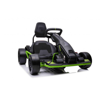 Gokart Fast 3 Drift na akumulator dla dzieci Czarny + Funkcja driftu + Silniki 2x150W + Radio LED + Pasy